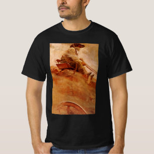 T-shirt Vieux Cowboys, Le Chariot de minerai par NC Wyeth