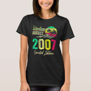 T-shirt Vieux de 15 ans Août 2007  15e anniversaire