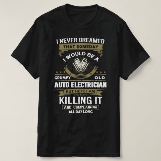 T-shirt Vieux électrique grincheux