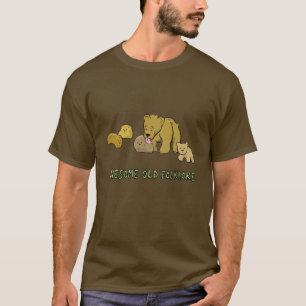 T-shirt Vieux folklore impressionnant d'ours