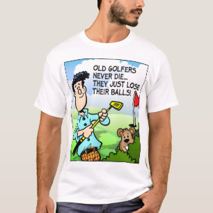 T-shirt Vieux golfeur
