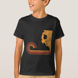 T-shirt Vieux grimpeur de roc retro escalade de bloc alpin