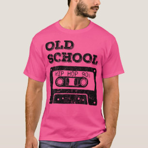T-shirt Vieux Hip hop de l'école Cassette Tape rap Amateur