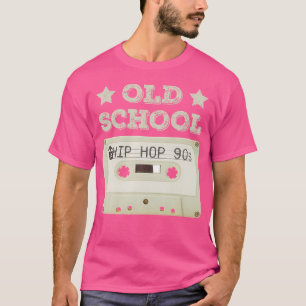 T-shirt Vieux Hip hop de l'école Cassette Tape rap Amateur