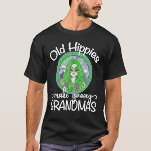 T-shirt Vieux Hippies Faire Super Grand-Mère Rétro les ann