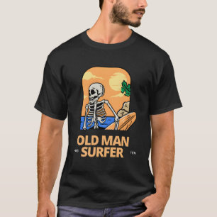 T-shirt Vieux homme Surfer Hang 10