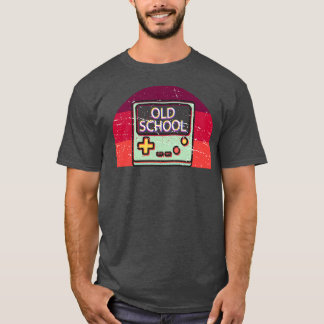 T-shirt Vieux jeu scolaire Retro 80s Vidéo Jeu Gif Vintage