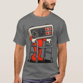 T-shirt Vieux joueur drôle de jeux vidéo rétro 80s 90s Lo