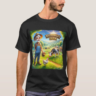 T-shirt Vieux MacDonald's Farmyard - Une aventure à fond