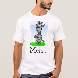 T-shirt Vieux meh contrarié de chèvre