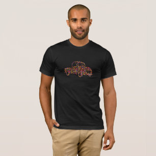 T-shirt Vieux Motif de camionnette