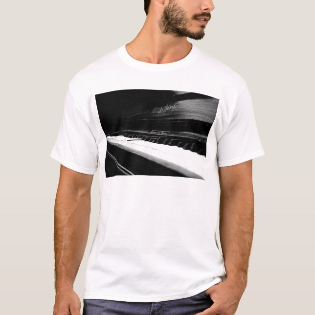 T-shirt Vieux piano (Devant)