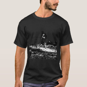 T-shirt vieux rider de bmx de l'école de course