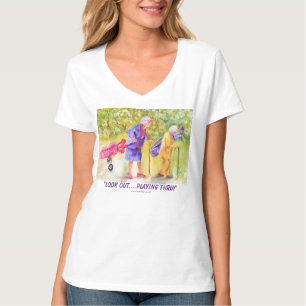 T-Shirt - Vieux Sacs - "Attention... Jouer Au Tru 
