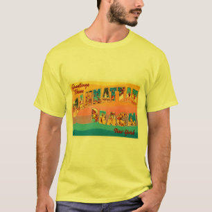 T-shirt Vieux souvenir de voyage de Manhattan Beach New