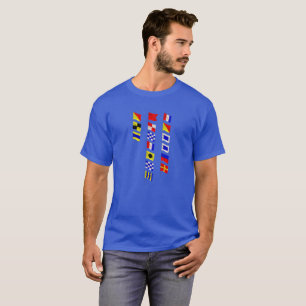 T-shirt Vieux Tosser donnant un petit coup