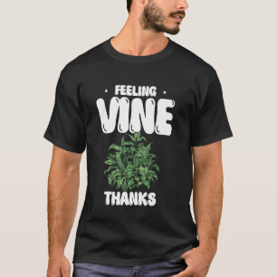 T-shirt Vigne sentimentale Merci jardinier plantes jardin
