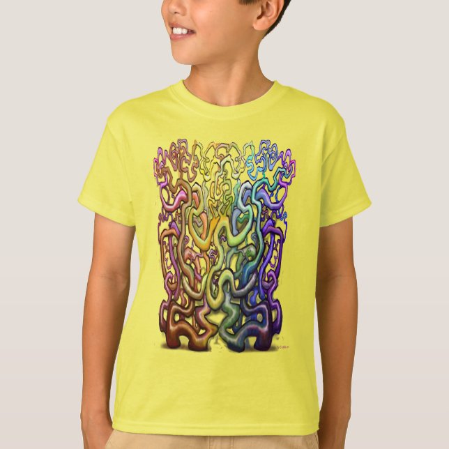 T-shirt Vignes arc-en-ciel (Devant)