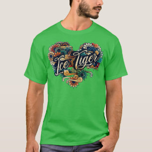 T-shirt VIGNETTE Tigre de glace COULEUR VINTAGE