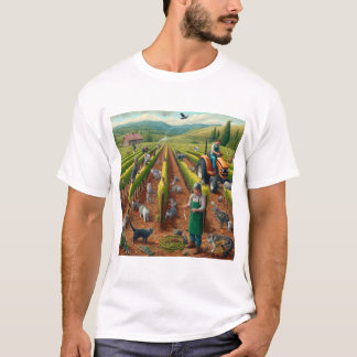 T-shirt Vignoble irréel