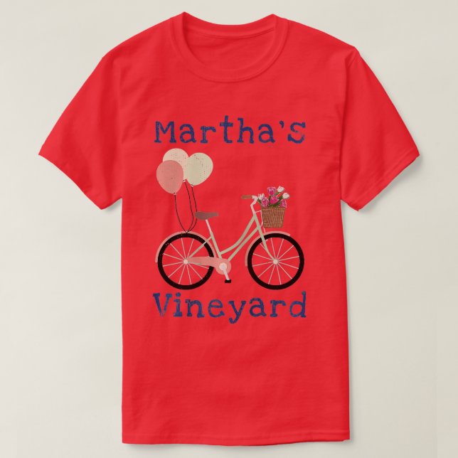 T-shirt Vignoble Marthas Cape Cod Vacances été Vélo (Design devant)