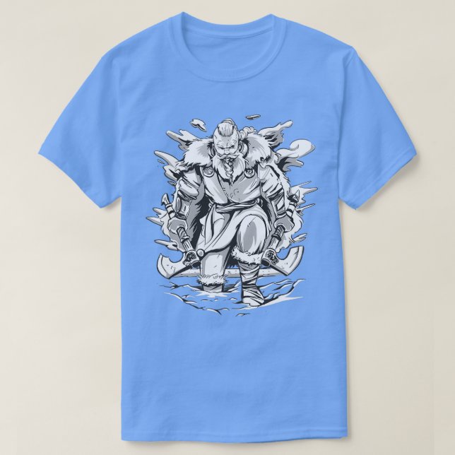 T-shirt Viking avec 2 axes 1 (Design devant)
