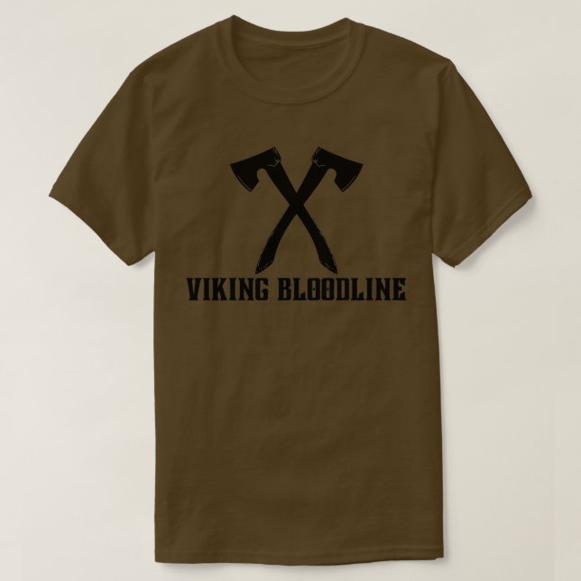 T-shirt Viking Bloodline ax 1 (Design devant)