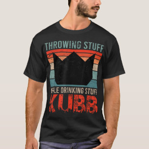 T-shirt Viking Chess Dit Jouer Stuff Boire Kubb