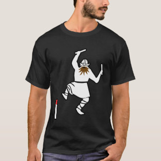 T-shirt Viking chess  Viking attack the Kubb king on