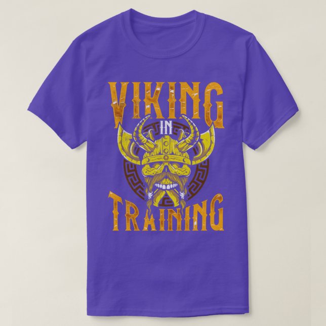 T-shirt Viking Dans L'Entraînement Vikings (Design devant)
