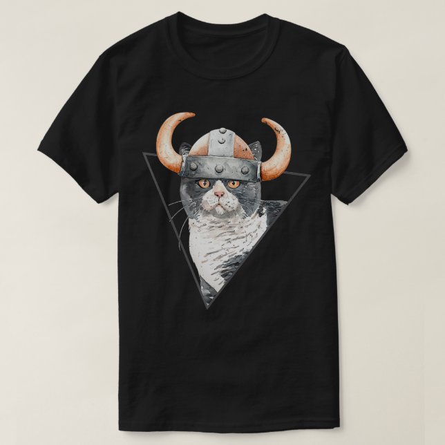 T-shirt Viking Kitty Chat (Design devant)