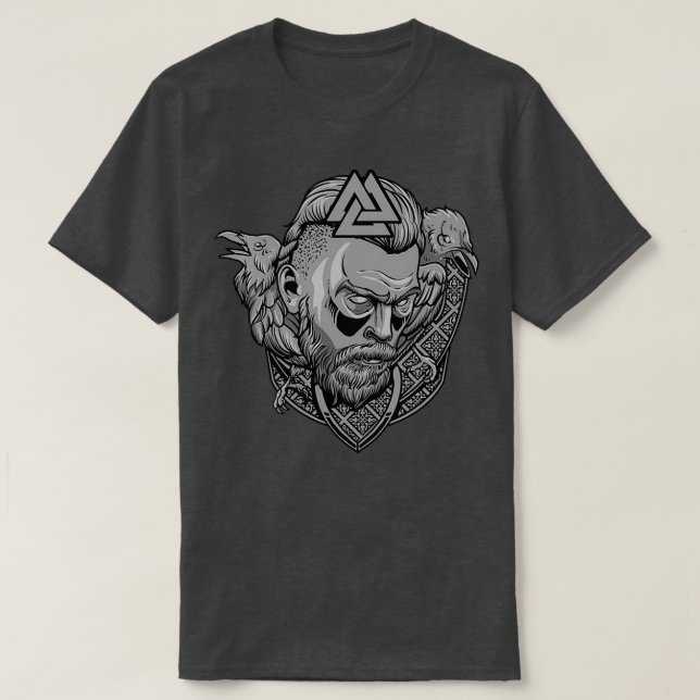T-shirt Viking Nordic Warrior Valhalla 11 (Design devant)