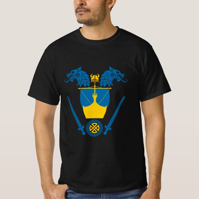 T-shirt Viking suédois (Devant)