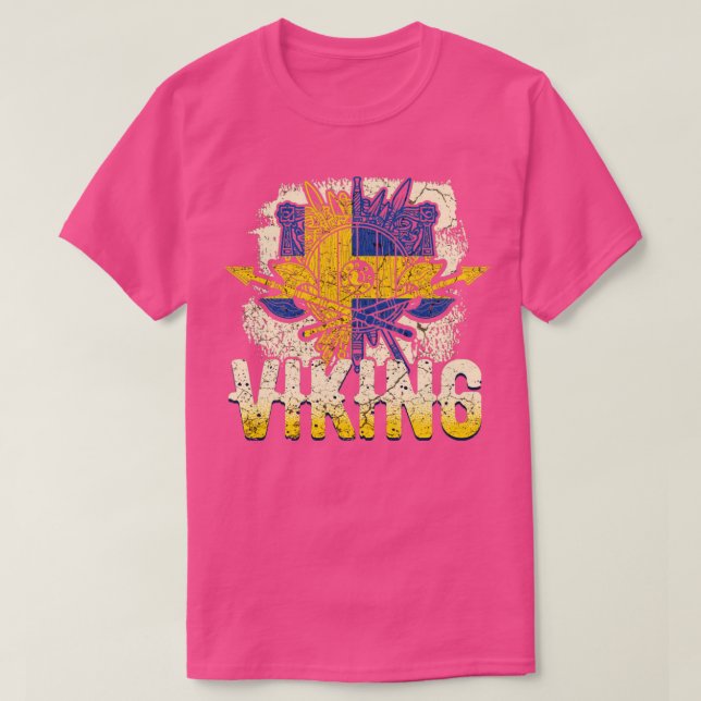 T-shirt Viking suédois4 (Design devant)