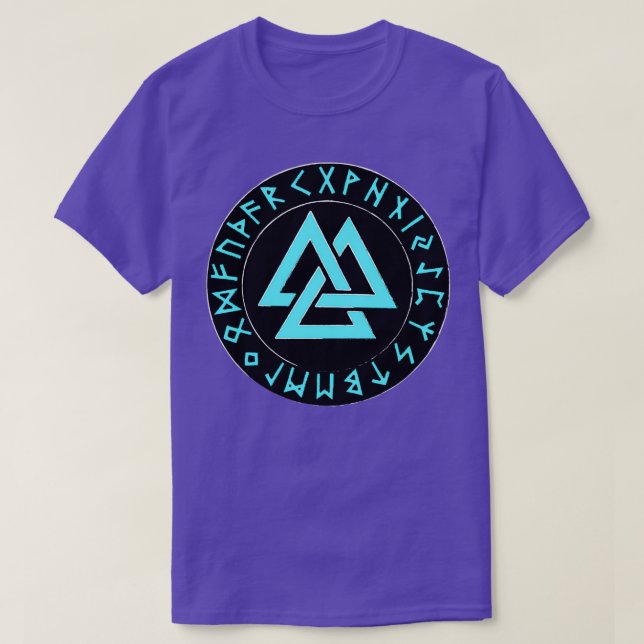 T-shirt Viking Valknut Runes (Design devant)