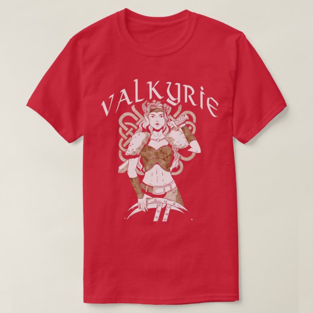 T-shirt Viking Valkyrie Nordic Norse (Design devant)