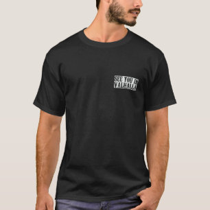 T-shirt Viking Walhalla Odin Thor Marteau Nordmann des Deu