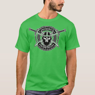 T-shirt Vikings attention sombre