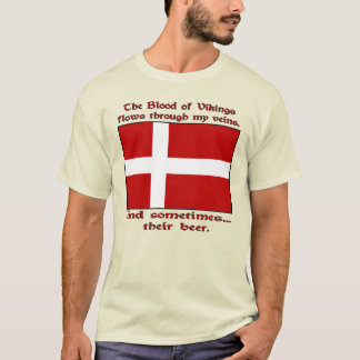 T-shirt Vikings de sang flux de veines Parfois Bière Homme