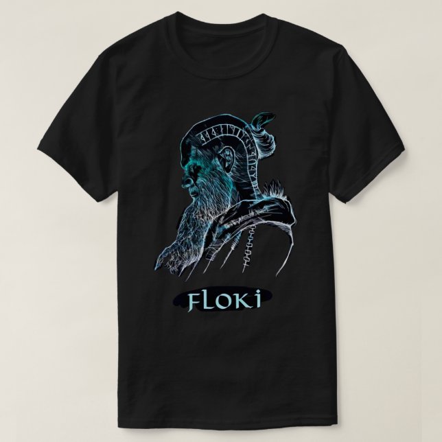 T-shirt vikings-floki (Design devant)