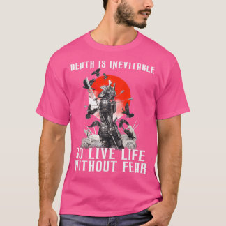 T-shirt Vikings La Mort Est Inévitable Donc Vivre Sans F
