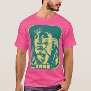 T-shirt Viktor Tsoï KINO Conception du ventilateur rétro