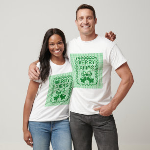 T-shirt Vilain chandail motif sonneries cloches et Joyeux