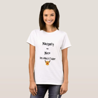 T-shirt Vilain et Nice, je suis une chemise de vacances de