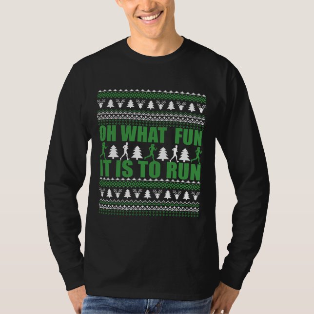 T-shirt Vilain pull de Noël Joyeux (Devant)