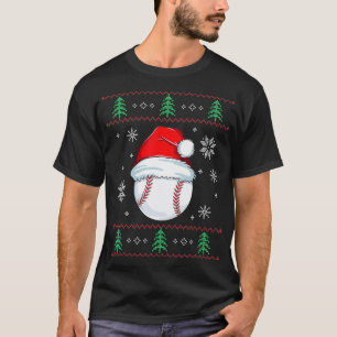 T-shirt Vilains garçons de baseball de Noël Enfants Ball