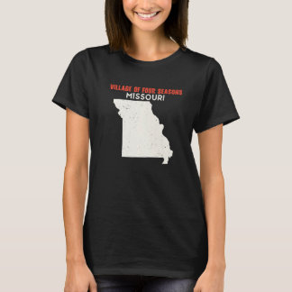 T-shirt Village de Four Seasons Missouri USA State America
