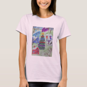 T-shirt Village de Noël