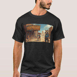 T-shirt Village laid Vieux Ouest