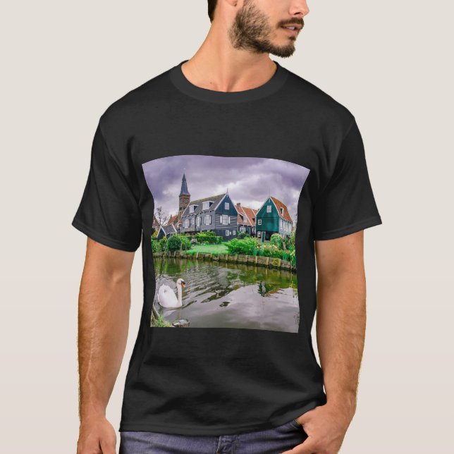 T-shirt Village néerlandais Marken (Devant)